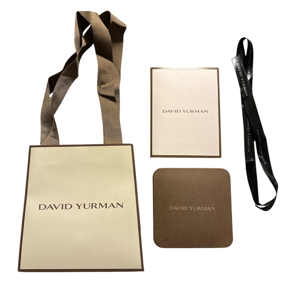 DAVID YURMAN Shopping Bundle (Shopping Bag, Box, Dustbag+)